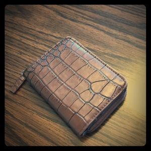 Brown fold wallet